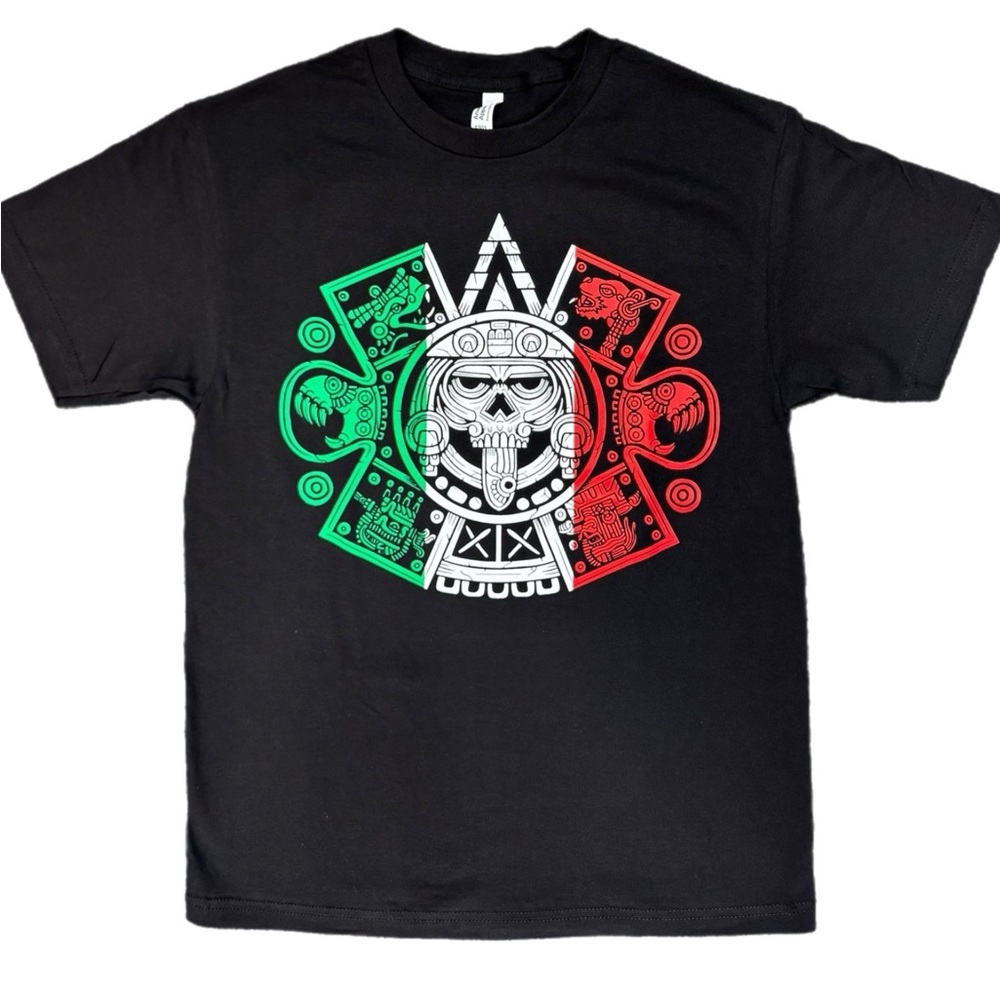 Mexican Calendar Aztec T Shirt